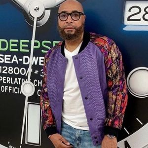 Python leather jacket